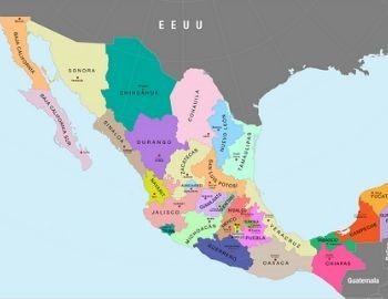 mapa de la rep�blica mexicana