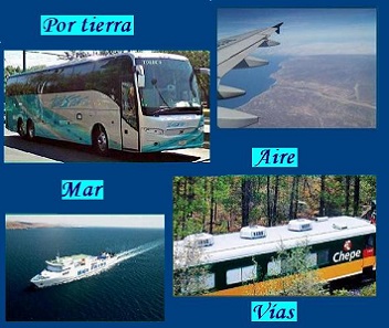 viaje por tierra, aire, v�as y mar